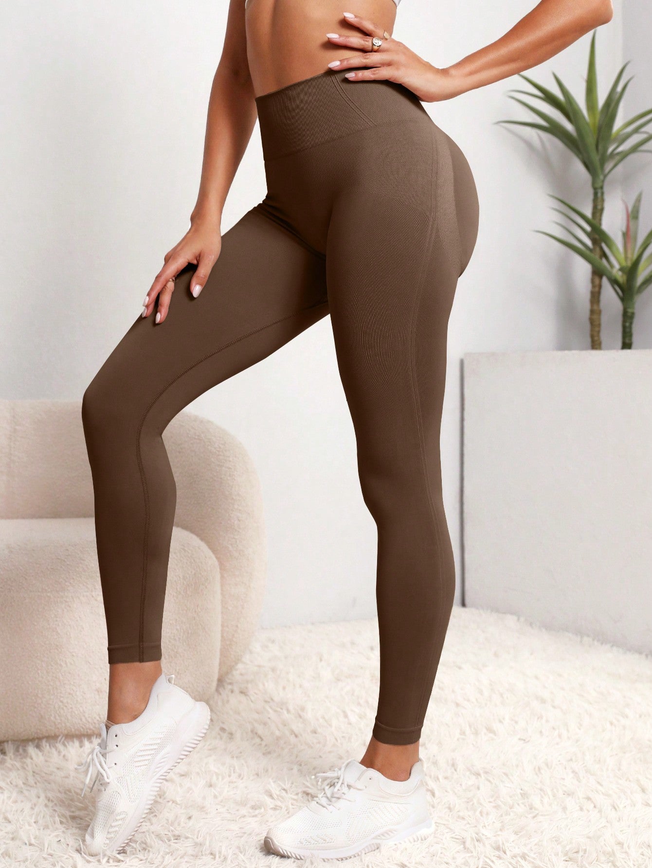 Colanti Fitness Pentru Femei Cu Talie Inalta Si Fara Cusaturi