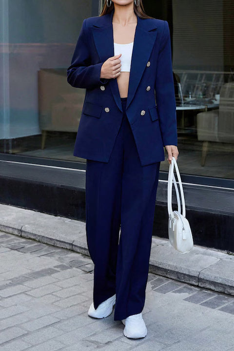Costum Dama, Sacou & Pantaloni, Piept Dublu