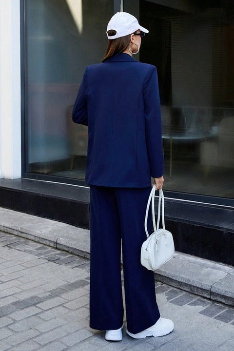 Costum Dama, Sacou & Pantaloni, Piept Dublu