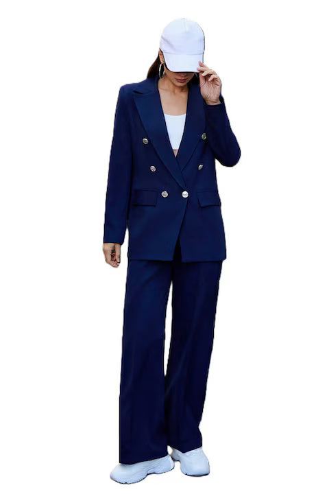 Costum Dama, Sacou & Pantaloni, Piept Dublu