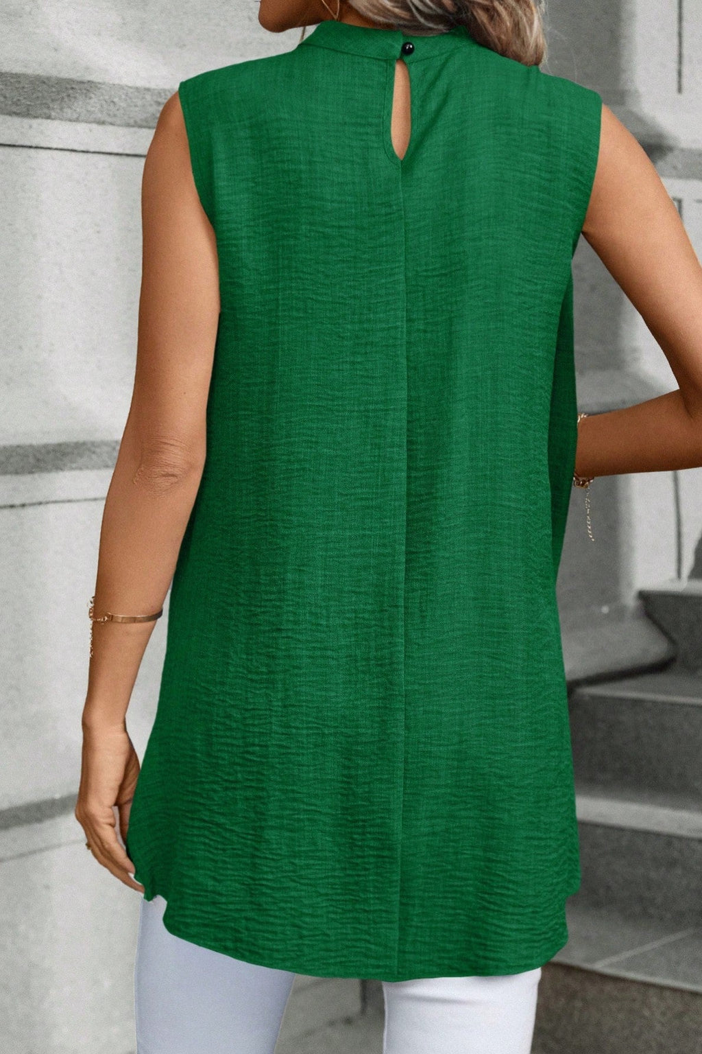 Bluza Dama, Eleganta, Fara Maneci Si Cu Croi Asimetric