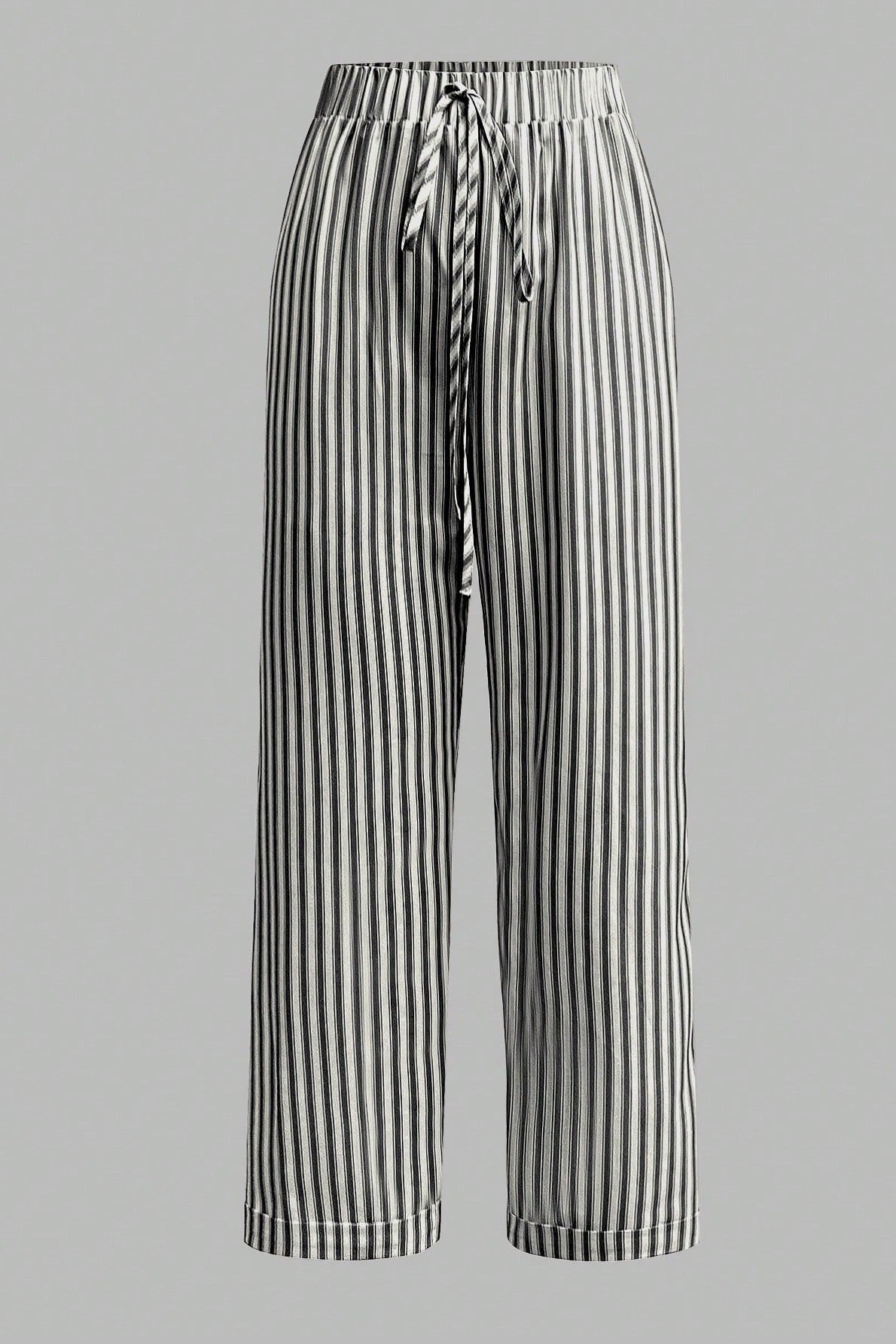 Pantaloni Dama, Casual, Cu Dungi Verticale Si Buzunare