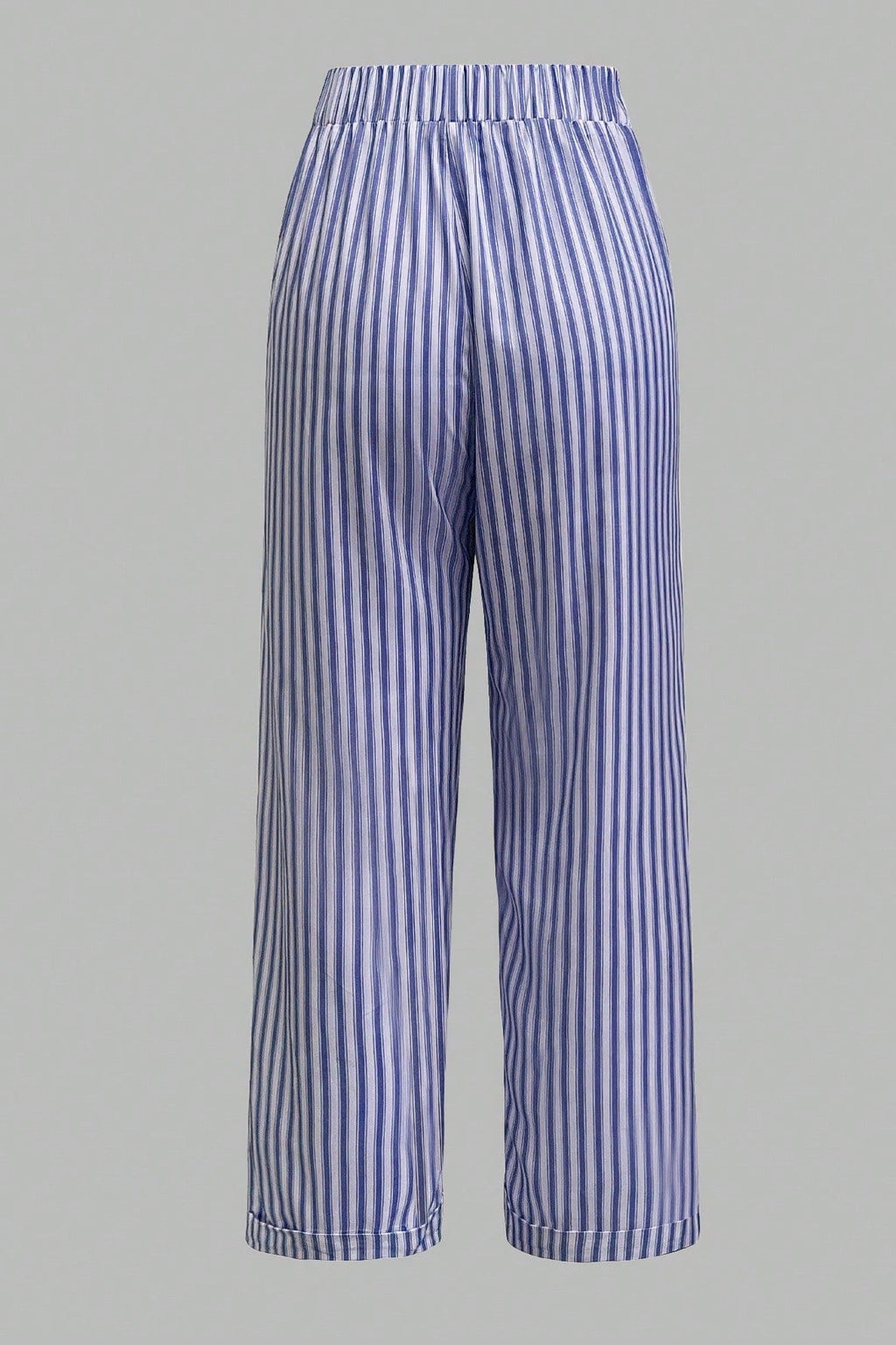 Pantaloni Dama, Casual, Cu Dungi Verticale Si Buzunare