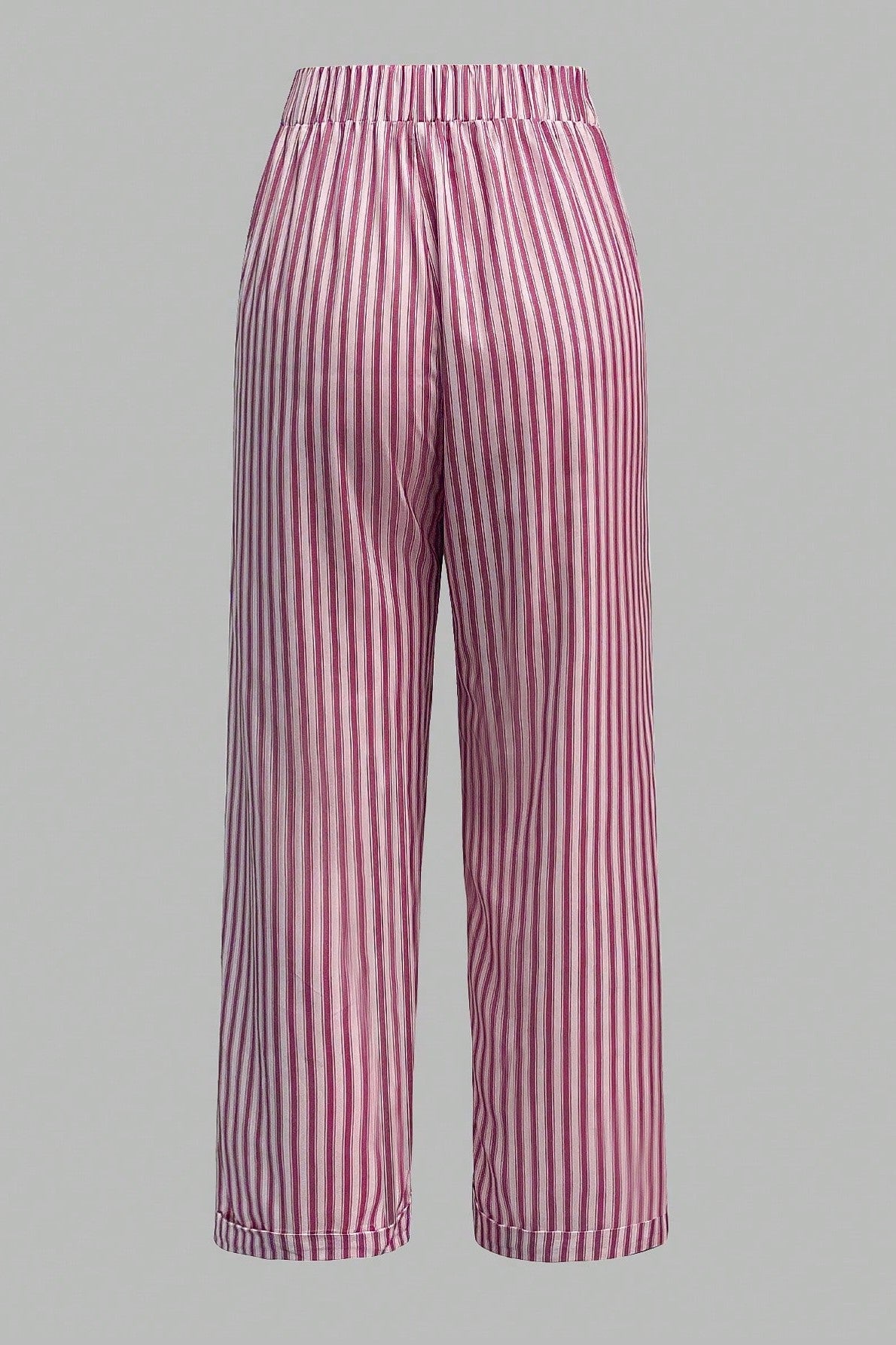 Pantaloni Dama, Casual, Cu Dungi Verticale Si Buzunare