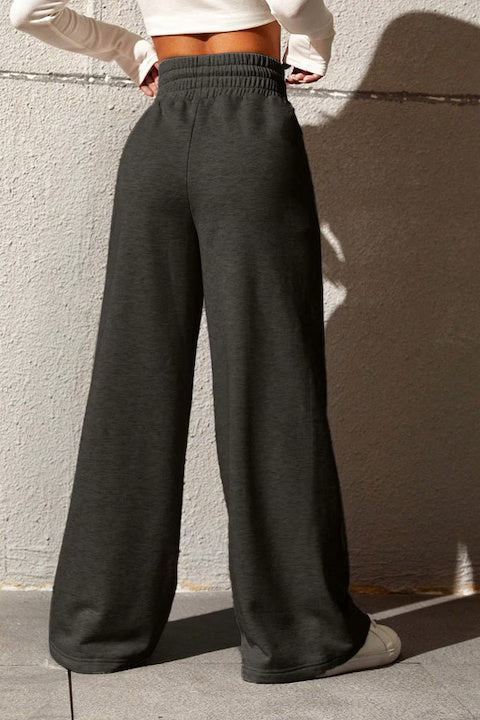 Pantaloni Trening Dama, Evazati, Cu Talie Elastica, Croiala Lejera