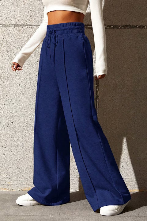 Pantaloni Trening Dama, Evazati, Cu Talie Elastica, Croiala Lejera