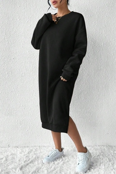 Hanorac Dama, Tip Rochie, Imprimeu Cu Mesaj