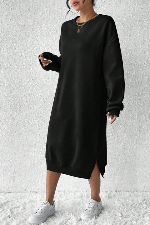 Hanorac Dama, Tip Rochie, Imprimeu Cu Mesaj