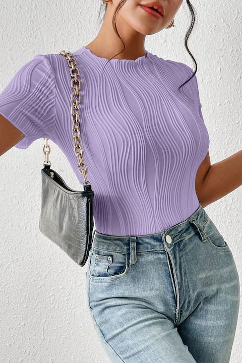 Body Dama, Bodysuit, Cu Broderie In Relief, Croiala Slim Fit