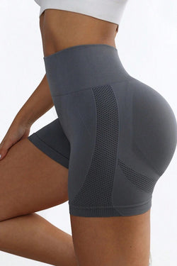 Colanti Scurti Cu Talie Inalta Elastica Pentru Yoga, Antrenament