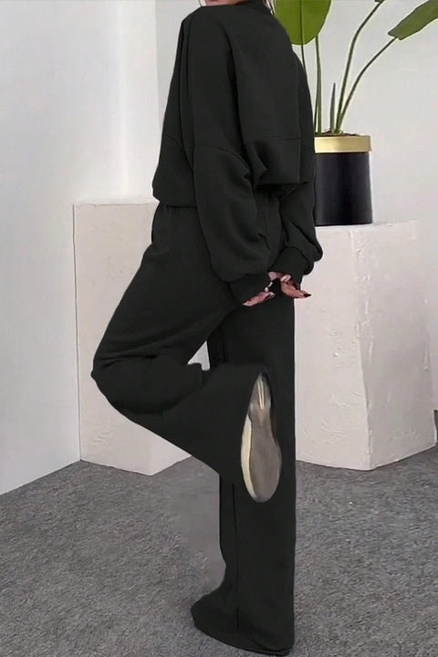 Trening Dama, Comfy-Fit, Hanorac Cu Fermoar Si Pantaloni