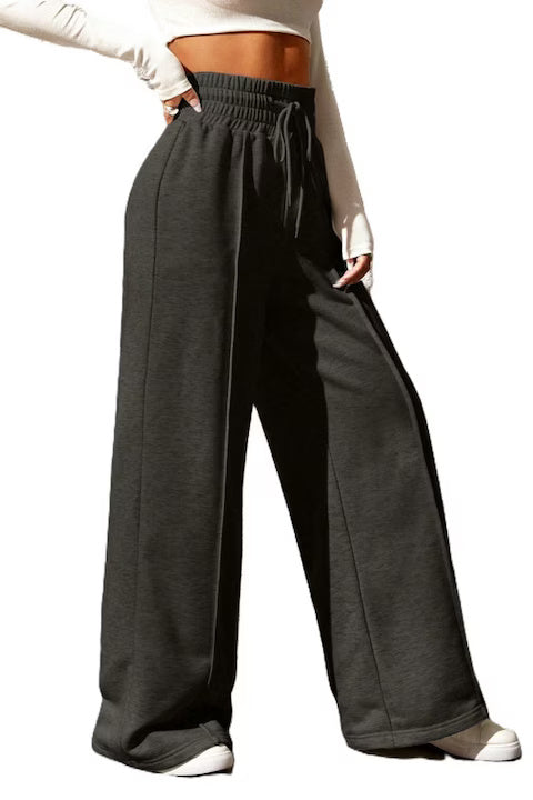 Pantaloni Trening Dama, Evazati, Cu Talie Elastica, Croiala Lejera