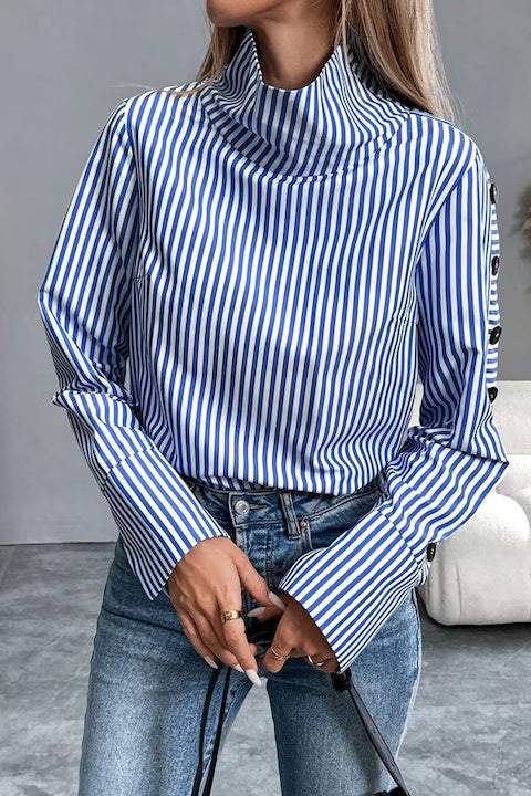 Camasa Dama, Casual/Eleganta, Nasturi Pe Maneca, Maneci Lungi