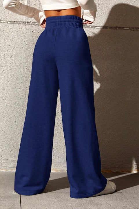 Pantaloni Trening Dama, Evazati, Cu Talie Elastica, Croiala Lejera