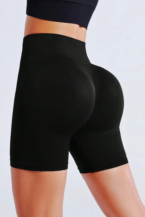 Colanti Scurti Cu Talie Inalta Elastica Pentru Yoga, Antrenament, Casual