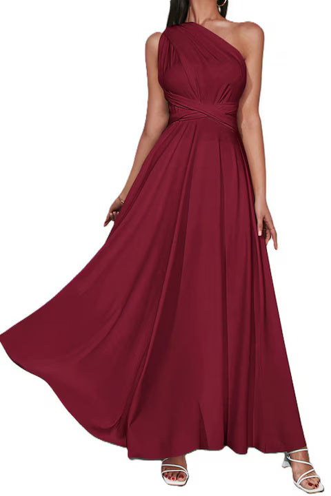 Rochie Dama, Eleganta, Lunga, Cu Spate Incrucisat