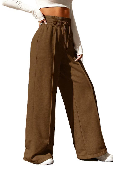 Pantaloni Trening Dama, Evazati, Cu Talie Elastica, Croiala Lejera