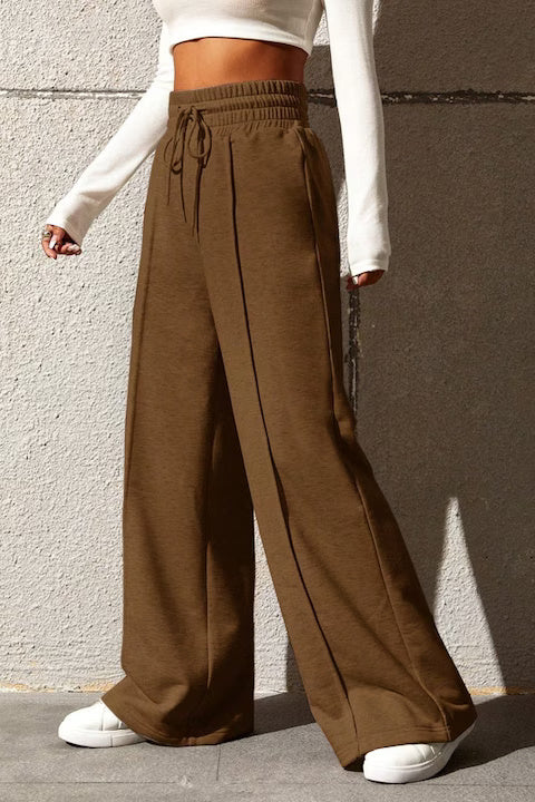 Pantaloni Trening Dama, Evazati, Cu Talie Elastica, Croiala Lejera