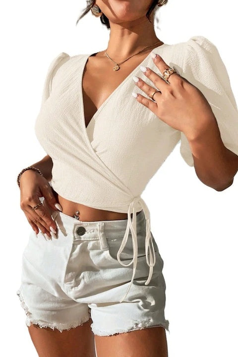 Bluza Dama, Casual, Cu Maneci Bufante