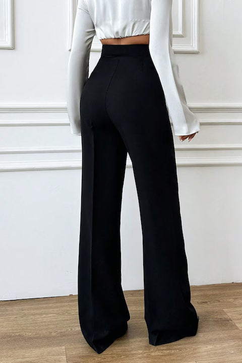 Pantaloni Dama, Casual, Cu Picior Larg
