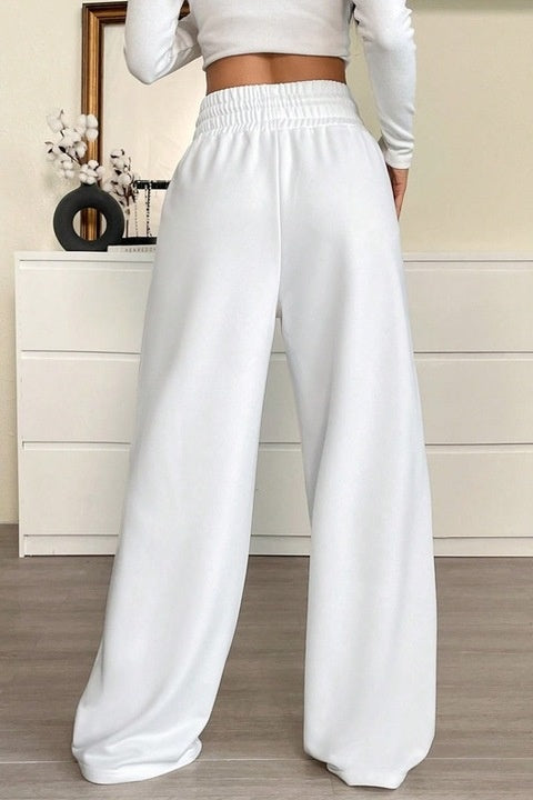 Pantaloni Trening Dama, Evazati, Cu Talie Elastica, Croiala Lejera